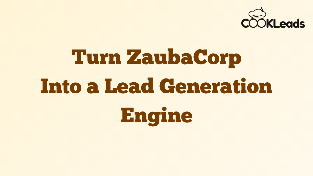 ZaubaCorp B2B Contact Extraction Guide 2026