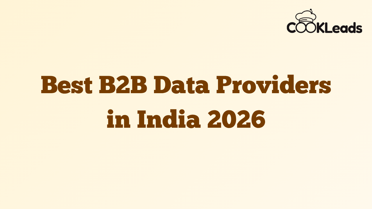 Best B2B Data Providers in India 2026