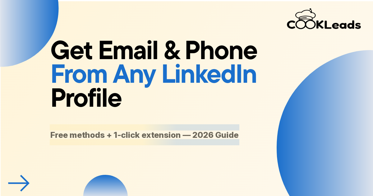 How to Get Email and Phone Number from LinkedIn